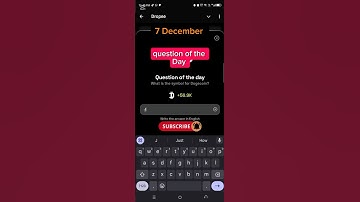 07December dropee question of the day | dropee game daily task | dropee code solved