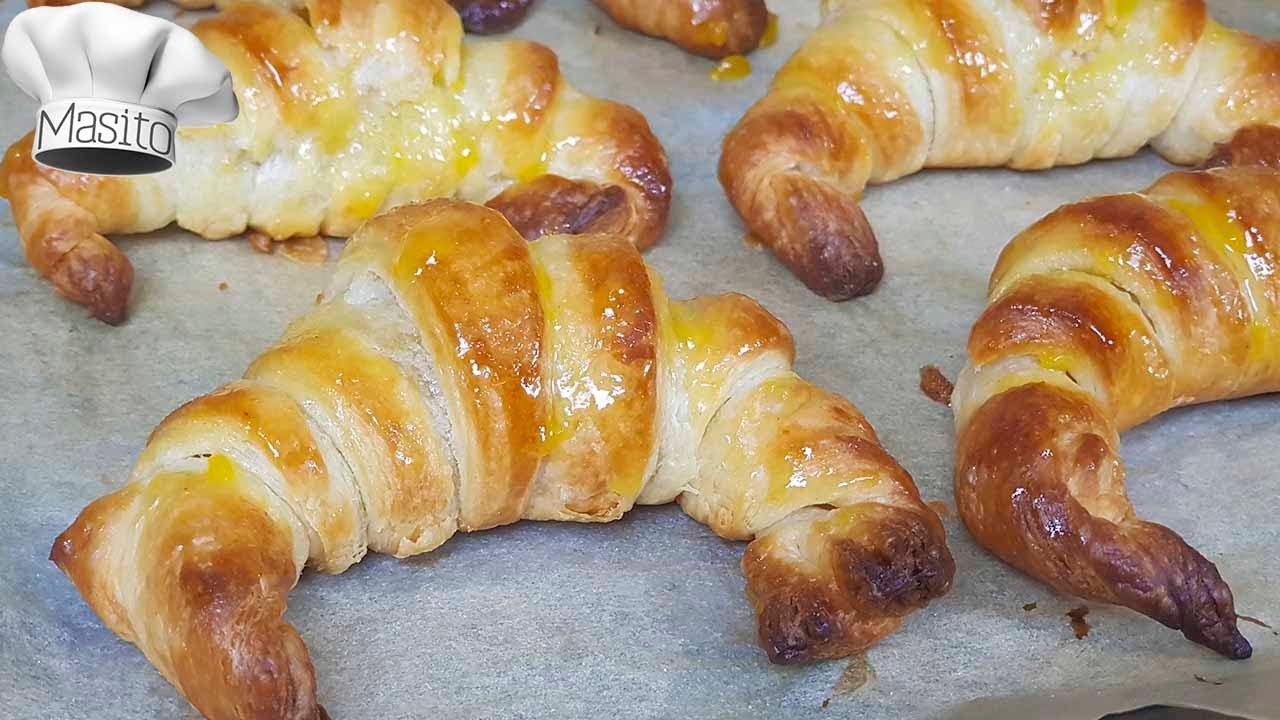 Como hacer croissant de hojaldre