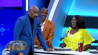 Steve cannot pronounce 'CLICK' in Xhosa, one of the 11 South Africa languages! | Family Feud Africa