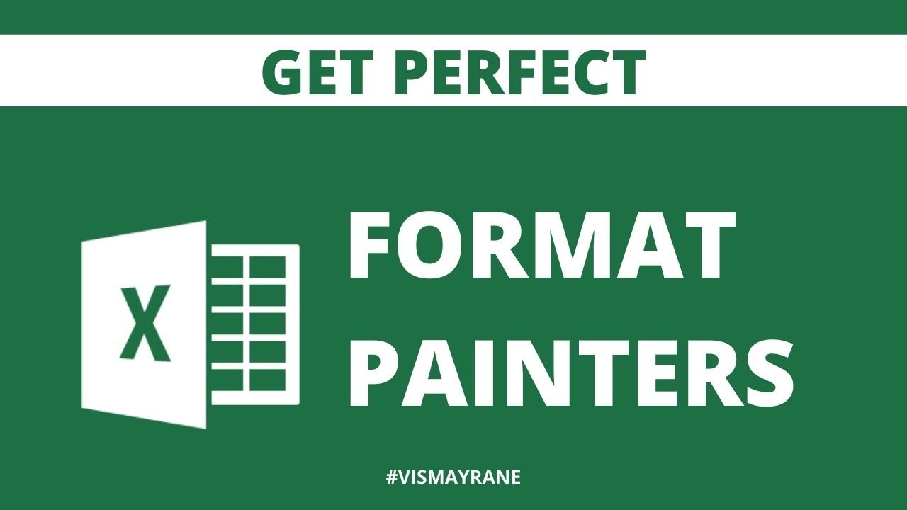 How to use Format Painters in Excel Get Perfect YouTube