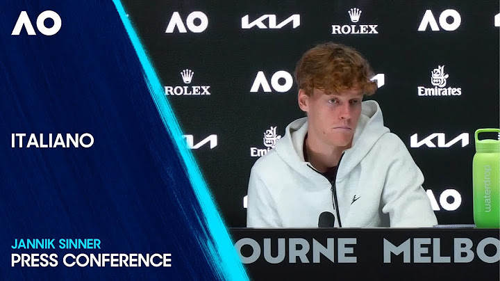 Jannik Sinner Press Conference in Italiano | Australian Open 2025 Fourth Round