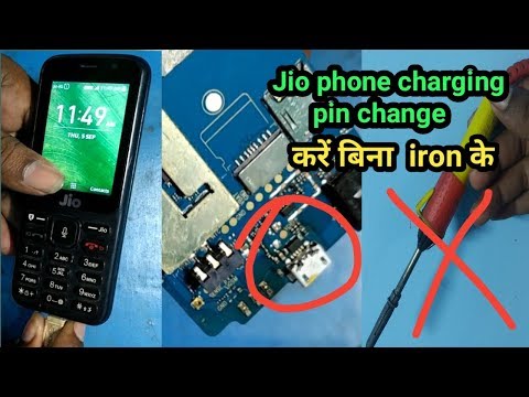 jio phone charging pin change||without soldring iron