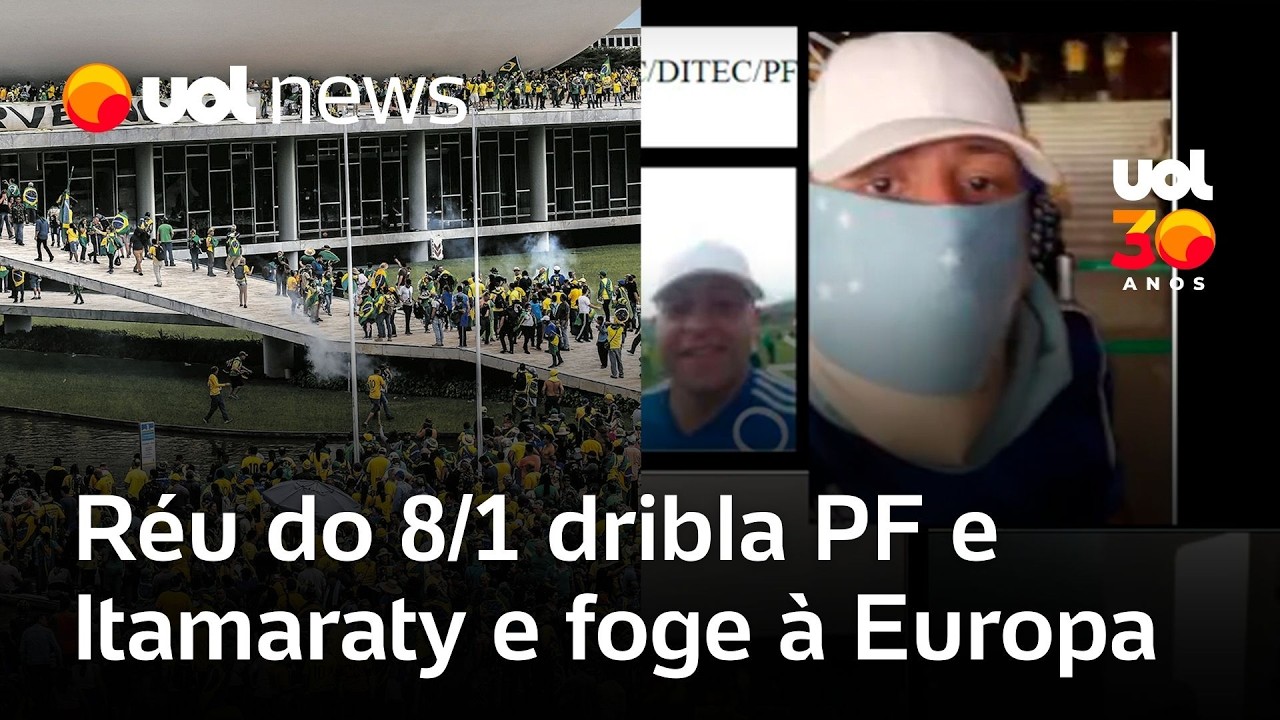 Bolsonarista réu do 8 de janeiro 'dribla' Itamaraty e PF, tira passaporte e foge para a Europa