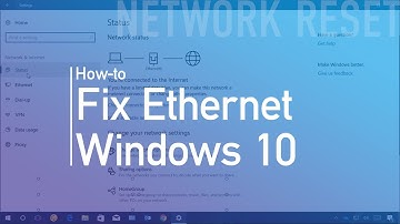 How to reset Ethernet (wired) network adapter on Windows 10