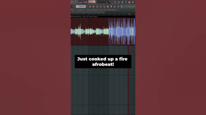 Check out this fire AFROBEAT I just made