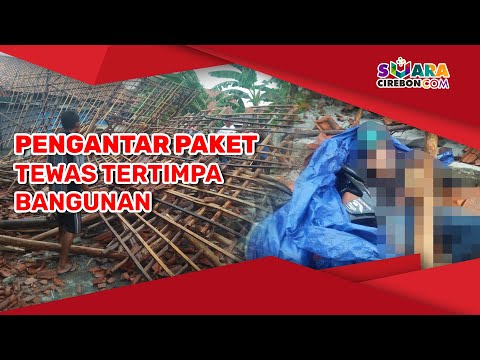 Pengantar Paket Tewas Tertimpa Bangunan