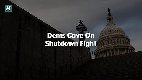 Dems Cave On Shutdown Fight