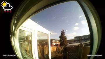 Weather timelapse of Sunday 01 March 2020