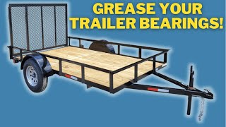 How to Repack Trailer Wheel Bearings with New Grease  Dump Trailers, Car Haulers, and More