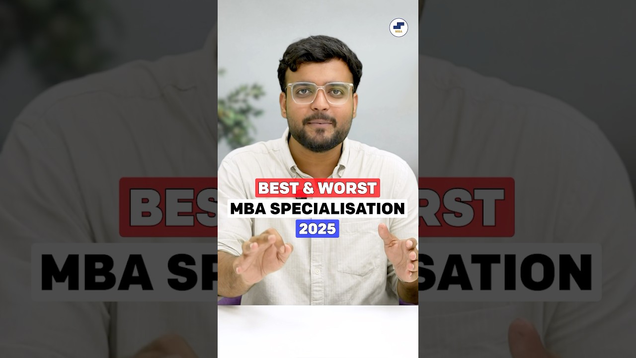Best & Worst MBA Specialisations in 2025 🔥 | Jobs, Salaries & more! #mba #mbaspecialisation #jobs