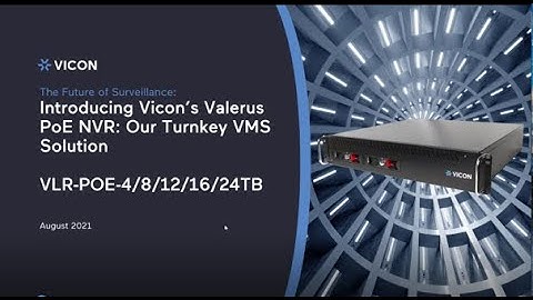 Introducing Vicon