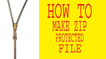 How to make a password protected Zip file and Rar File ? Zip Folder mai password kaise lagaye