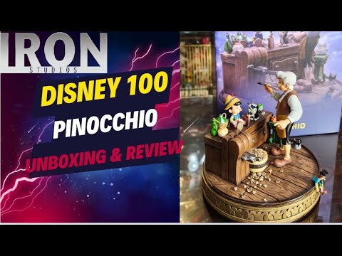 Disney 100 Pinocchio 1/10th Scale Deluxe Art Statue By: Iron Studios! Unboxing & Review!