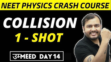 COLLISIONS in ONE SHOT || All Concepts , Formulae , PYQs || NEET Physics Crash Course