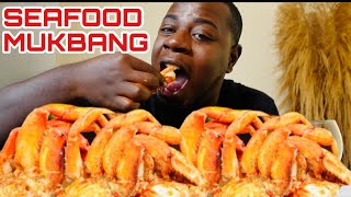 SEAFOOD BOIL MUKBANG, CRAB LEGS \& Story time