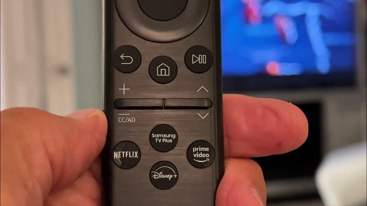 How to control the volume on Samsung QLED 4K Smart TV Remote 