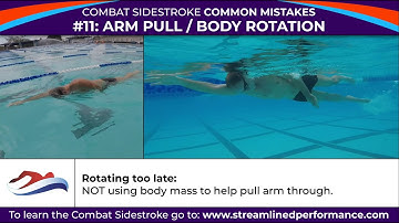 Combat Sidestroke Common Mistake #11: Arm Pull / Body Rotation – by Streamlined Performance