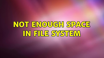 Ubuntu: Not enough space in File System