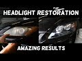 HOW TO CLEAN FOGGY FADED HEADLIGHT on Mazda 2 3 5 6 cx-7 cx-9 cx-5 cx-3