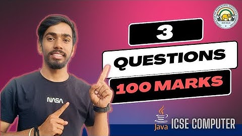 Important Java programs Computer Class 10 ICSE ISC Java Programming ICSE ISC