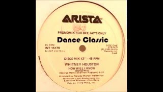 Whitney Houston - How Will I know (Promo Dance Mix)