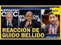 Reacción de Guido Bellido tras la entrevista del presidente Pedro Castillo en CNN
