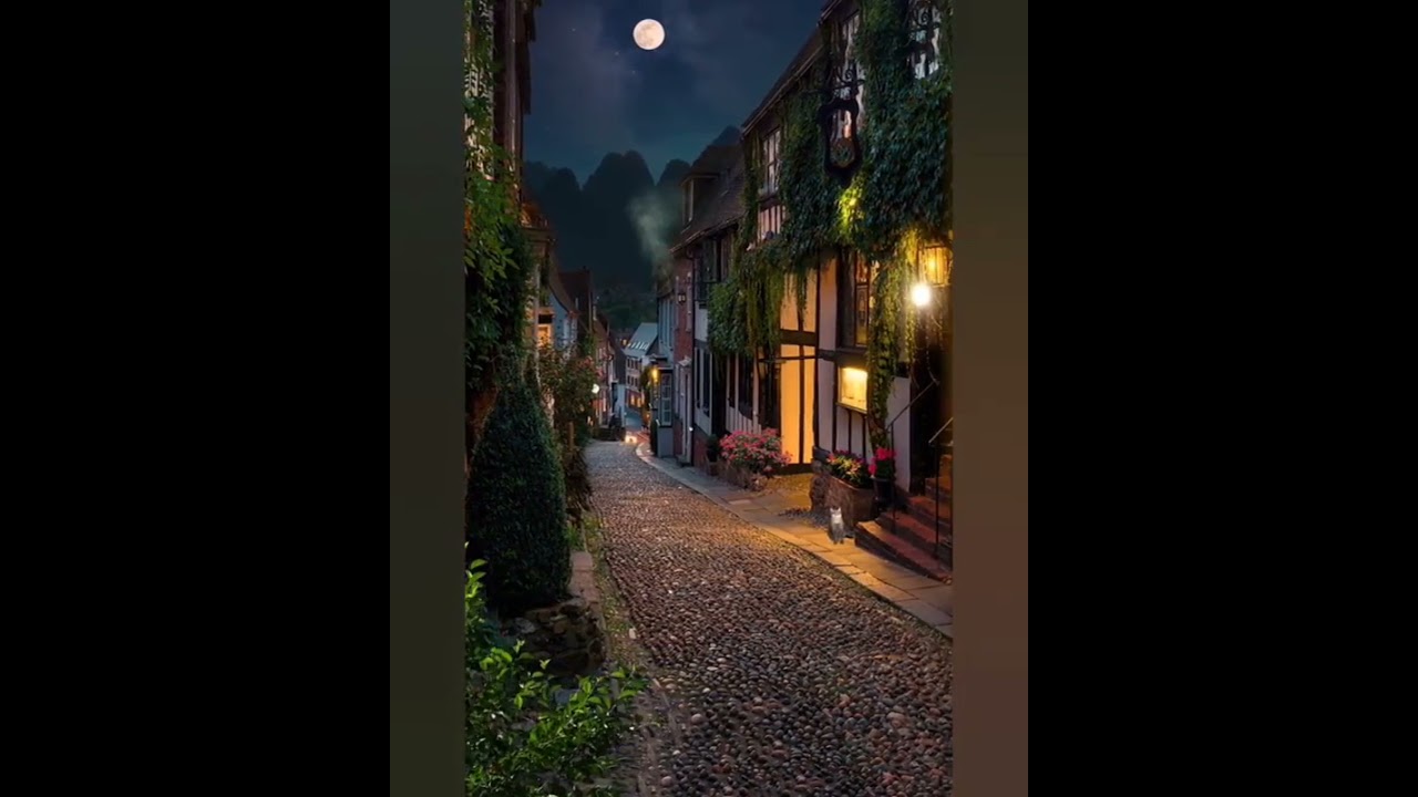 most beautiful places moon night cool weather nature view 