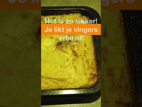 Голландская семья на кухне📌картофельная запеканка слоями с Why Holland🔥Пальчики оближешь #shorts