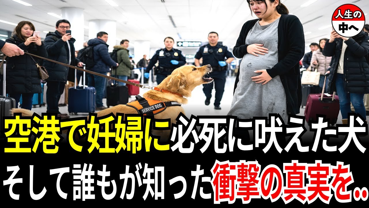 空港で妊婦に必死に吠える犬…そして誰もが衝撃の真実を知ることになった！