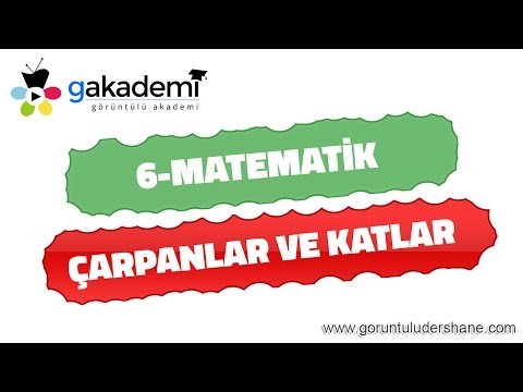 6.Sınıf Matematik Çarpanlar Ve Katlar