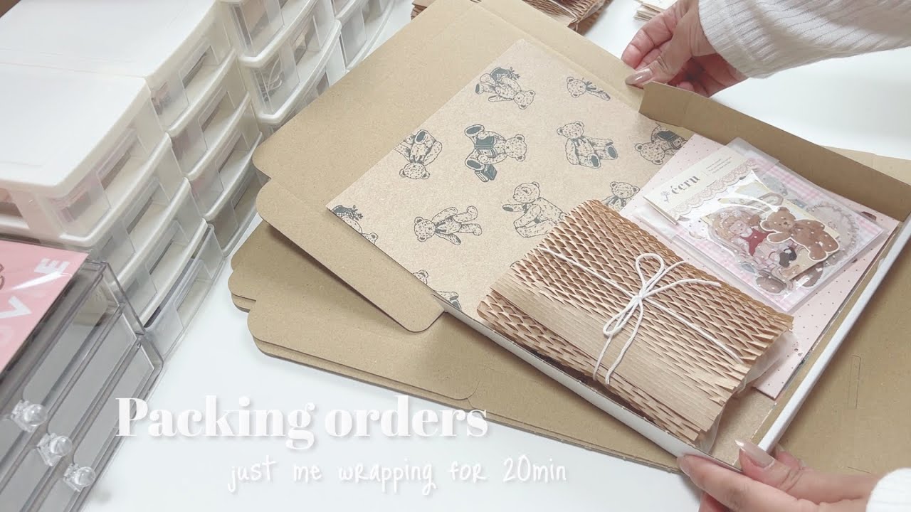 ［ wrapping ］キャンドル梱包📦 | 作業動画 | studio vlog