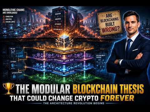74. 🏆 The Modular Blockchain Thesis That Could Change Crypto Forever