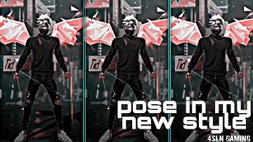 POSE IN NEW STYLE ✨🥀 || FF  TREND #viral  ( XML  )