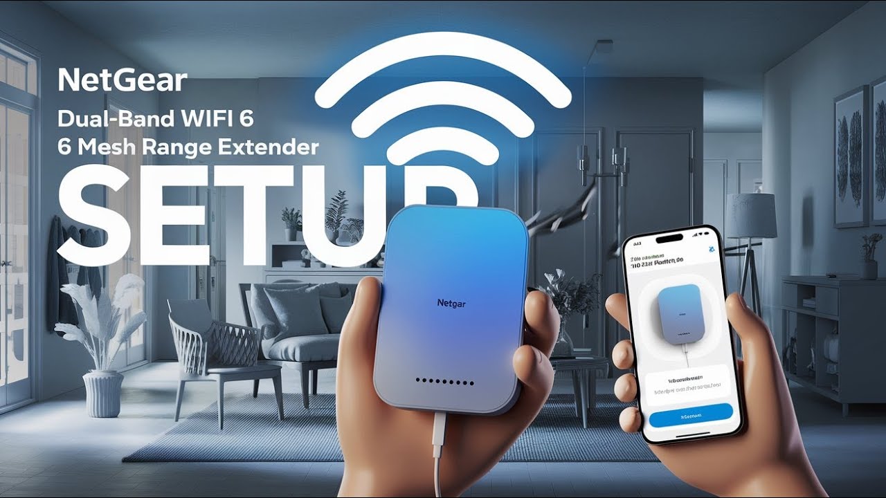 Netgear Dual Band WiFi 6 Mesh Range Extender setup - YouTube