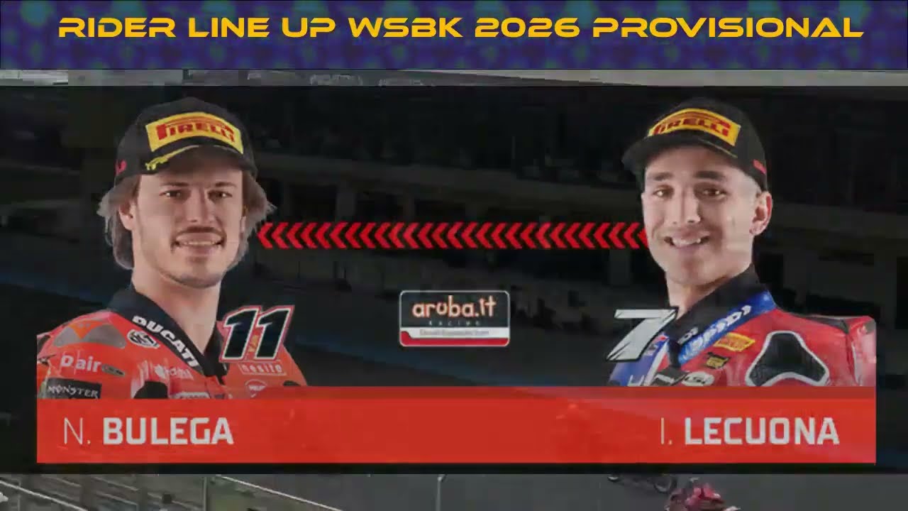 WSBK LINE UP 2026  LORENZO BALDASSARRI  REPLACE TO ANDREA IANNONE  motogp rider move to WSBK