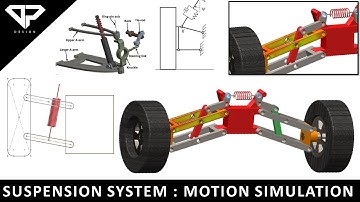 Vehicle Suspension System Dynamic Simulation using Motion Analysis : SW Motion Study | DP DESIGN