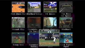 Interactive CD Sampler Pack Volume 2 - Sony PlayStation - Intro & Title Screen