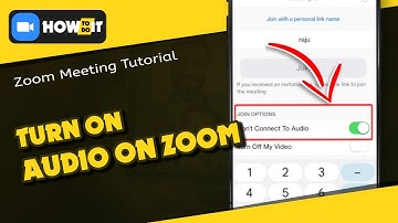 How to turn on audio on zoom 2024 | Skill Wave