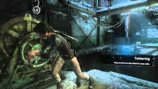 Rise of The Tomb Raider - Get Out of Dodge: Military Patch Collectible Tethering Tutorial screenshot 2