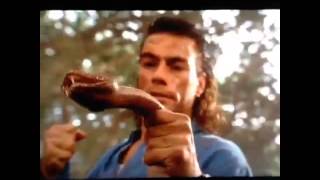 Jean Claude Van Damme ninja punches snake