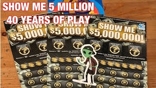 Show Me 5 Million & 40 Years Of Play Ticketscalifornia Lottery Scratchers