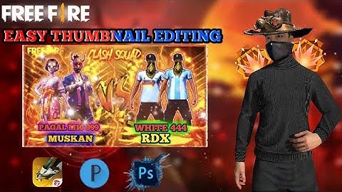 How To Make Thumbnail ||  थंबनेल कैसे बनाएं || Free Fire Thumbnail || @ManojDey @ShivamMalik09