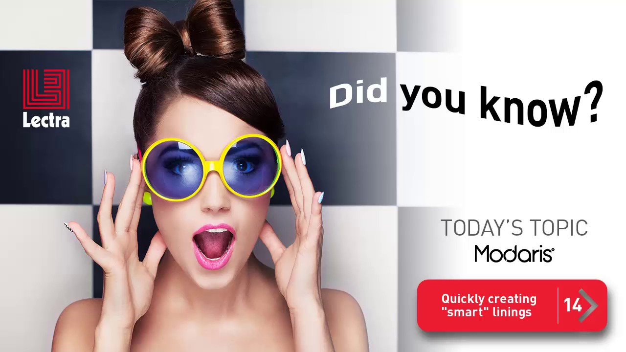 Lectra Modaris - DId You Know #14 - Quickly creating “smart” linings