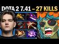 Muerta Dota 2 7.41 with Satanic and 27 Kills - Dota Gameplay