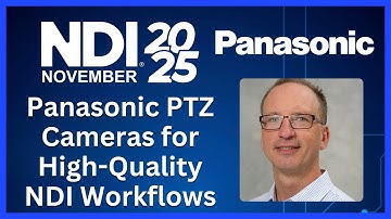 How Panasonic Makes NDI Easy in 2025 | PTZ Cameras, Media Production Suite & AV over IP