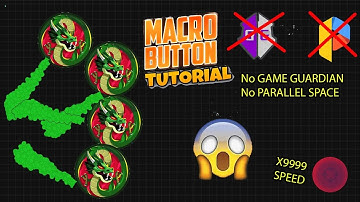 NEW MACRO TUTORIAL ON ANDROID NO ROOT*2020* For 2.10.1 (WITH OUT gg AND parallel space)/AGARIOMOBILE