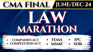 CMA FINAL LAW MARATHON | GYAN SAGAR CLASSES