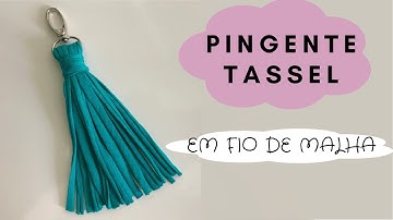 Como fazer pingente Tassel de Fio de Malha | Crochê
