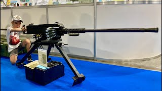 Крупнокалиберный пулемет SNIPEX LASKA K-2 от украинской фирмы XADO. Обзор и видео испытаний.
