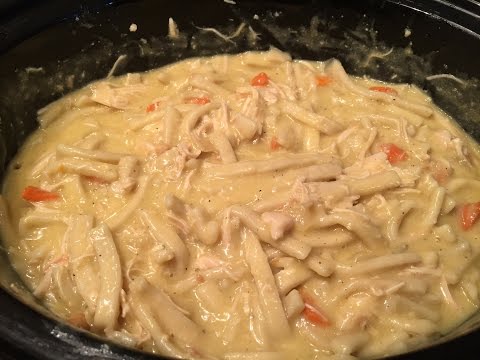 Slow Cooker Chicken Noodles